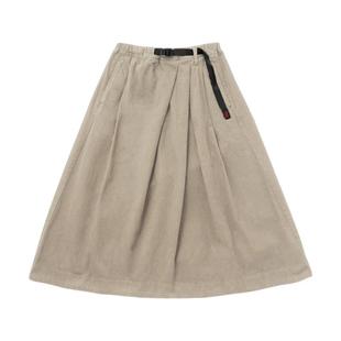 GRAMICCI小野人冬季女士调节腰带A字裙子半身裙长裙GWSK5-SAU007