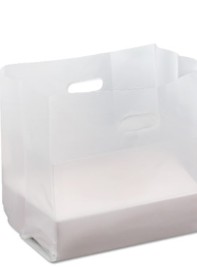 加厚透明食品外卖打包塑料手提袋