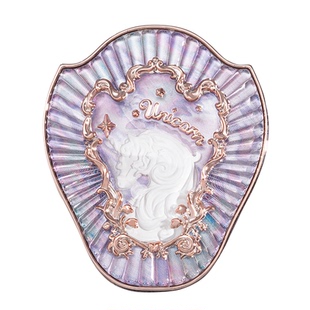 花知晓腮红甜心小熊系列2025新品珍珠人鱼腮紫腮蓝渐变高光修容