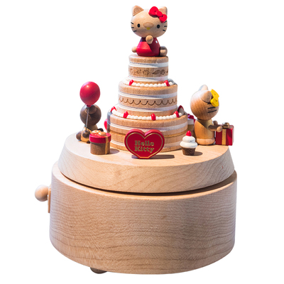 台湾卡农kitty送女儿童音乐盒