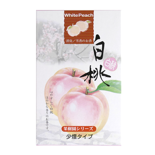 日本尚林堂 果树园白桃青苹果 少烟香线香清新酸甜果香薰日式熏香