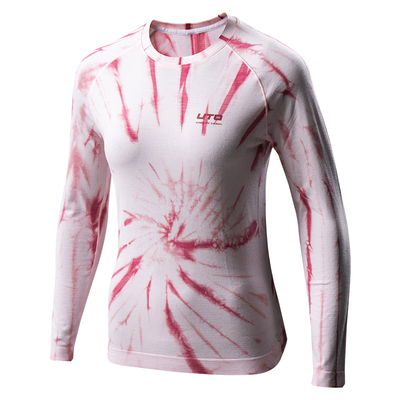 UTO悠途美利奴羊毛扎染速干长袖