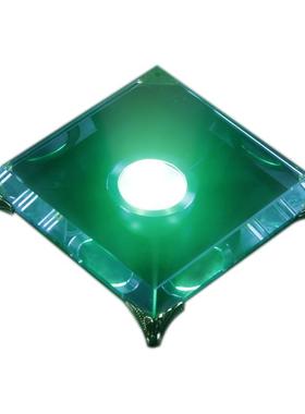 水晶发光底座家用LED插电供佛灯高亮白光七彩渐变包邮摆件托底简