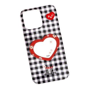 【心花怒放系列合集】OuliOuli情侣手机壳黑白格纹格子红色碎花爱心小众风韩式ins风设计高级感氛围感17新年
