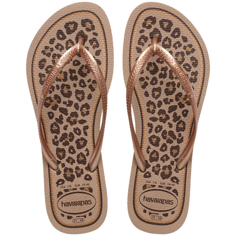 哈瓦那Havaianas豹纹人字拖
