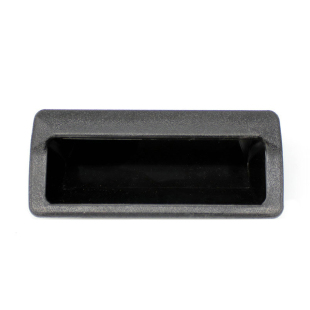 DMK025椭圆形塑料隐形拉手工厂工业箱门机械设备柜门暗装把手黑色