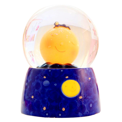 发光月亮水晶球音乐盒生日礼物