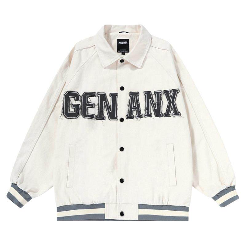 GENANX闪电潮牌翻领夹克