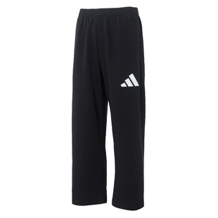 【自营】Adidas阿迪达斯针织长裤加绒简约直筒运动裤休闲裤JF3567