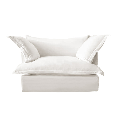 北欧小户型单人沙发懒人可拆洗