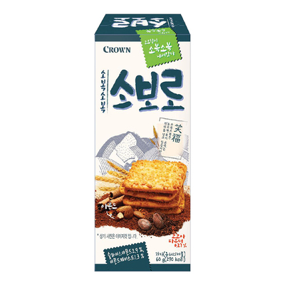 韩国进口扁桃仁60g充饥酥脆饼干