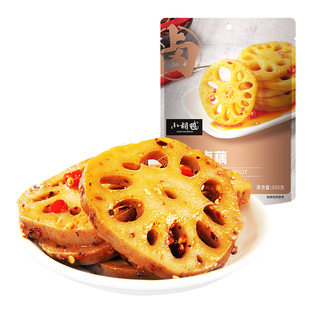 小胡鸭香辣卤味藕片308g脆藕酸辣开袋即食下饭菜零食每日素食追剧