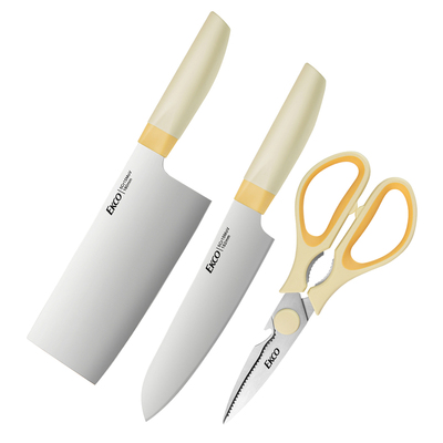 康宁家用刀具套装菜刀切片刀水果刀剪刀厨师厨房切菜切肉刀锋利