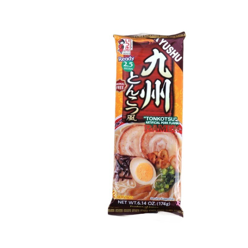 日本进口五木拉面九州日式豚骨风味京都拉面浓汤速食方便面