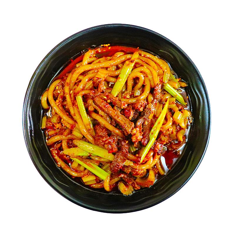 等你回疆 新疆爆辣炒米粉千粉西施干粗米粉酸菜炒米粉微辣酱3份装