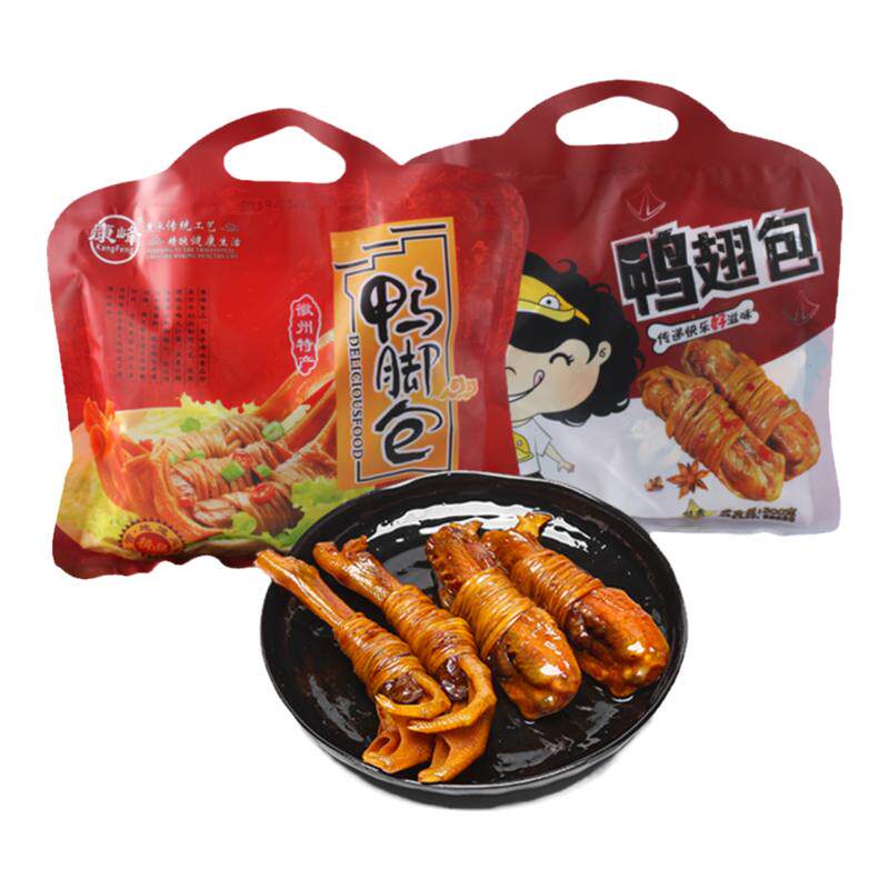 鸭掌安徽宣城240g即食腊味鸭脚包