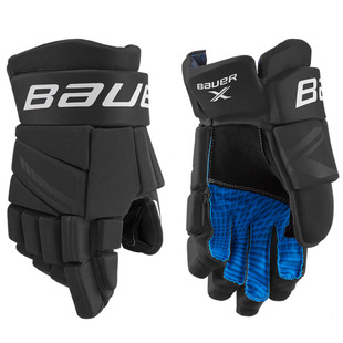 21年款bauer X儿童青少年成人冰球手套 鲍尔冰球训练比赛手套护具
