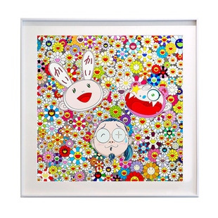 AOCA日本版画村上隆挂画二次元动漫卡通装饰画艺术画 Kaikai Kiki