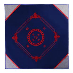 防滑麻将桌布带兜纯色消音桌布大中小号麻将布家用麻将毯麻将垫子