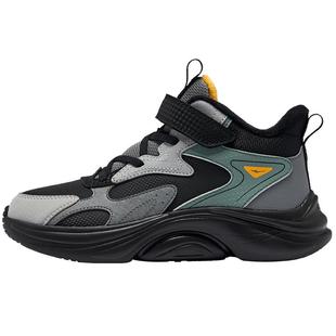 川尘|鸿星尔克童鞋马年男童运动鞋新款儿童新年红色加绒保暖鞋子