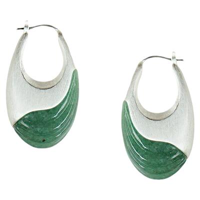 UNEND纯银Meadow翠流耳环