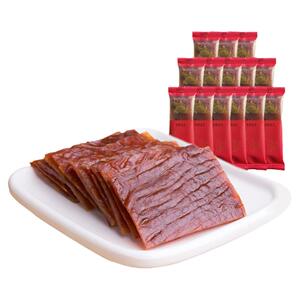双鱼牌猪肉脯独立小包装1000g靖江特产休闲肉类零食猪肉干片散称