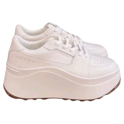 增高小白鞋女小个子厚底显瘦