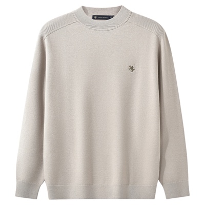 【多色】保罗彼得春秋新款男针织衫保暖圆领毛衣长袖MLECZ00501