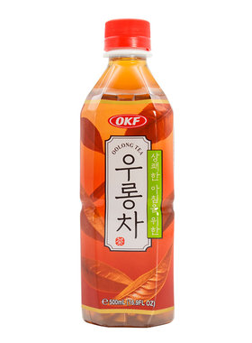 【特惠】OKF韩国原装进口 乌龙茶饮料500ml*4瓶25.7.23生产