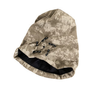 美式复古废土风堆堆帽女春秋款百搭显脸小冷帽大头围宽松包头帽子