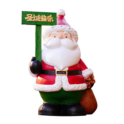网红卡通雪人场景布置装饰品