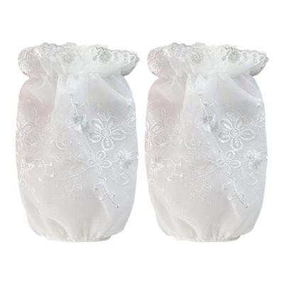 袖套女2025新款羽绒服蕾丝短套袖