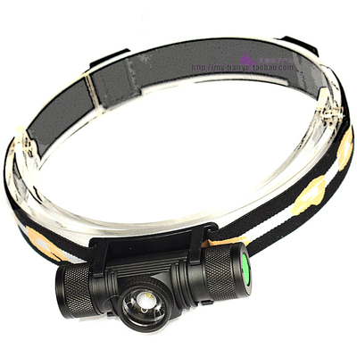 超亮调焦18650锂电池自行车头灯