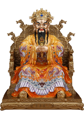 广济龙王菩萨佛像五台山五爷像体真身树脂摆件家用供奉龙五爷神像