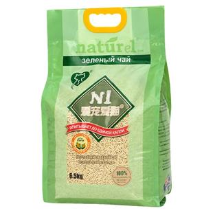 N1猫砂爱宠爱猫2.0活性炭绿茶玉米除臭低尘17.5L豆腐猫砂 大袋