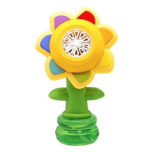 向日葵泡泡机车载遥控太阳花滴滴吐泡泡汽车尾部车顶车外装饰摆件