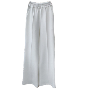 五折清仓现货NINASTUDIO2色入穿上不想脱下 空气感 拖地阔腿裤