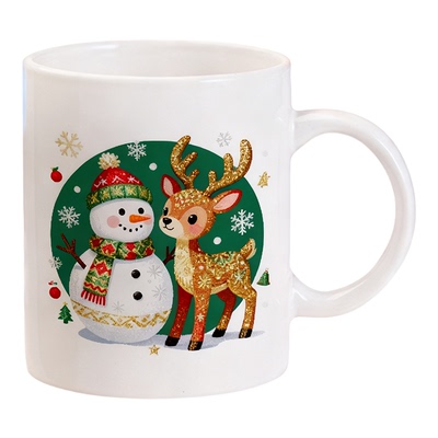 圣诞节的礼物杯子伴手礼圣诞杯马克杯生日实用小礼品赠品定制logo