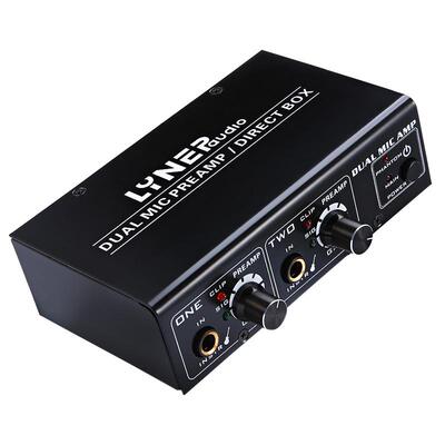 线普奥多电吉它信号话筒放大器