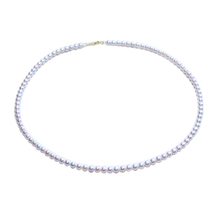 天然极光淡水珍珠项链18K黄金迷你Baby珠小米珠极强光锁骨叠戴