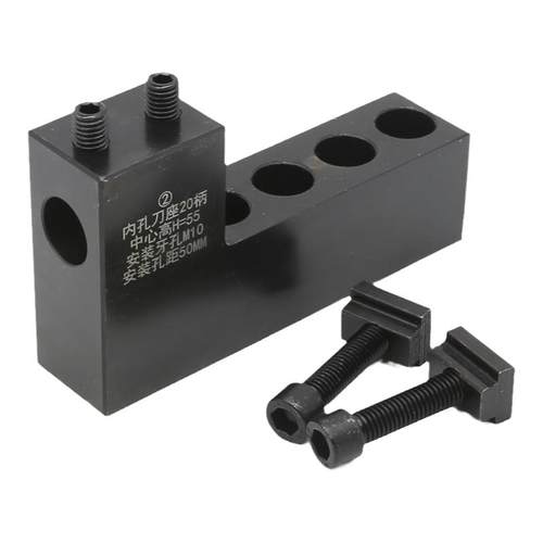 数控车床排刀座辅助u钻座正反20内孔车刀单排双排钻头斜轨排刀架