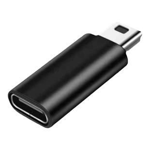 mini USB公转母Type c母头转换器迷你miniusb公充电数据线5P接口T