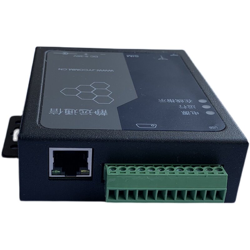 网口外壳，端子，USB，手机卡, 3P 485，RESET提供电路板外形图