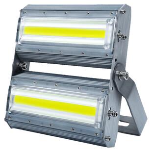 12vled灯投光灯户外超亮泛光射灯防水24伏低压直流专用船用照明灯