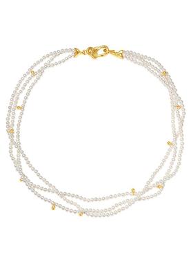 明星同款Onchic织浪项链女海蓝宝