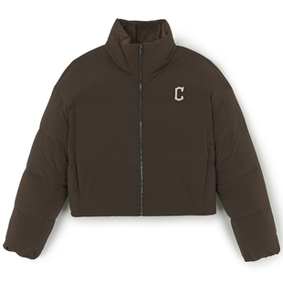 【自营】MLB 女款短款立领运动休闲时尚保暖外套羽绒服3FDJB0456