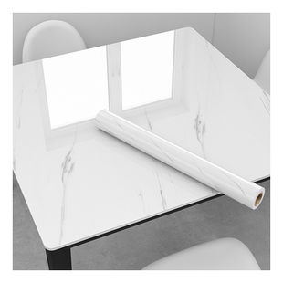 仿大理石桌面贴纸方桌四方桌布防水防油自粘麻将机盖板桌贴桌垫纸