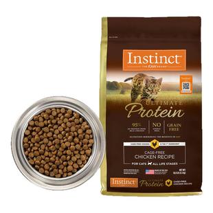 INSTINCT天然百利猫粮美国进口优质高蛋白质鸡肉全猫粮4/10磅