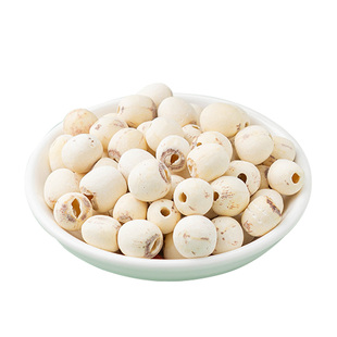湘潭莲子白莲子干货500g特去新货无硫新鲜磨皮带芯源头有芯莲蓬