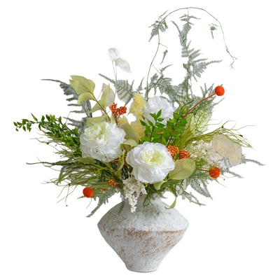 侘寂风永生花真花干花束家居配饰